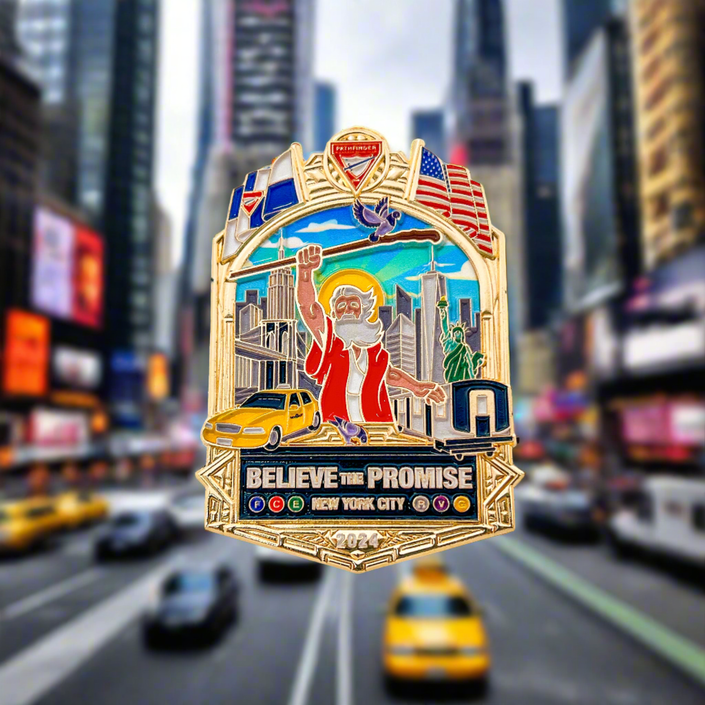Believe the Promise 2024 New York City Pin