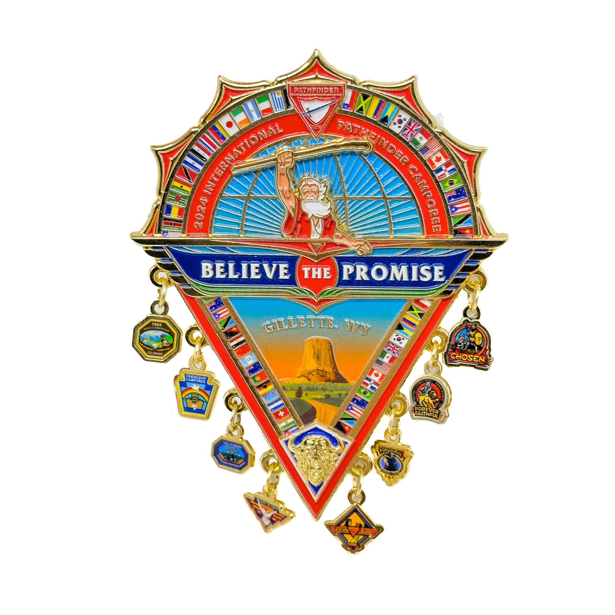 Believe the Promise 2024 International Camporee Pin (Special Edition)