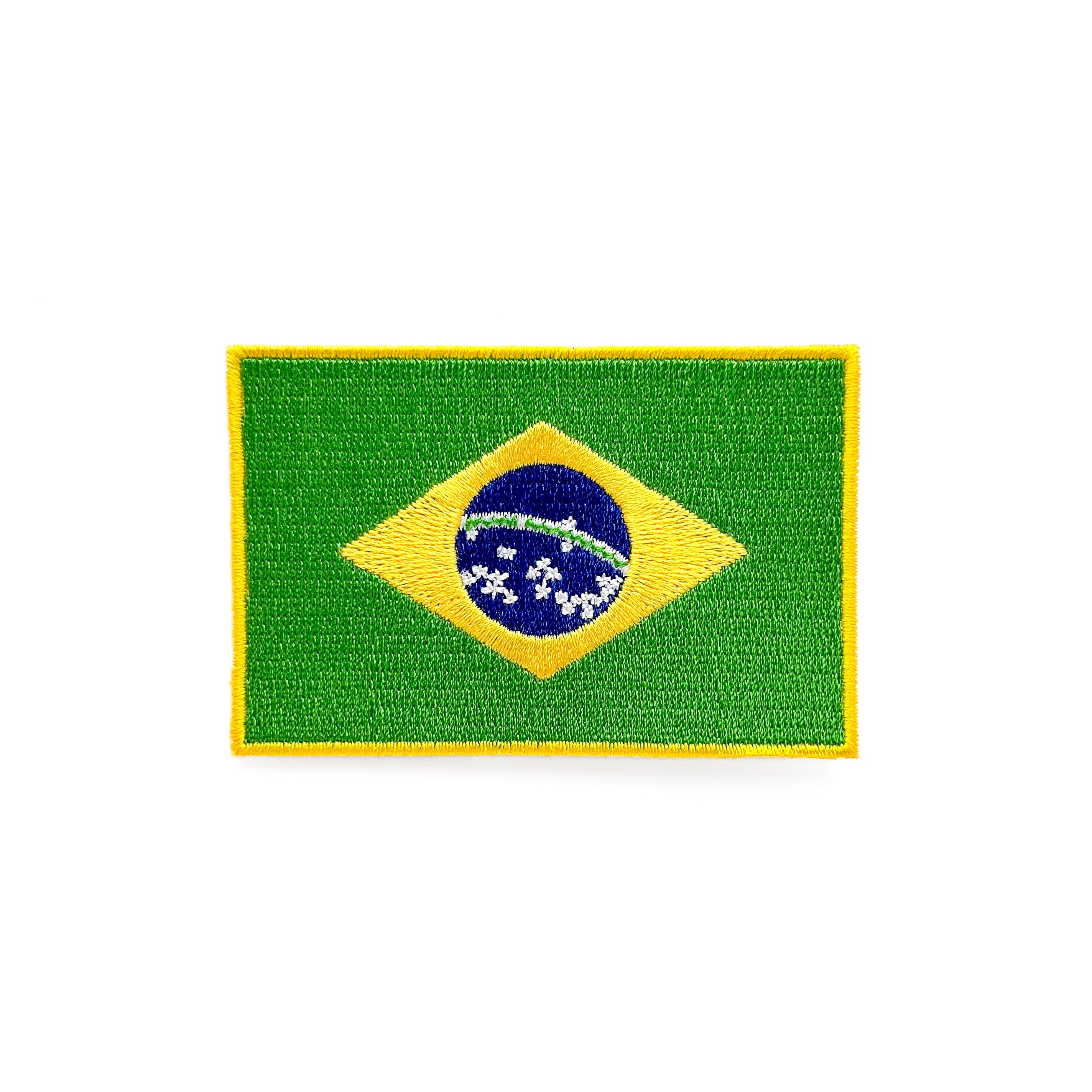 Parche con la bandera de Brasil