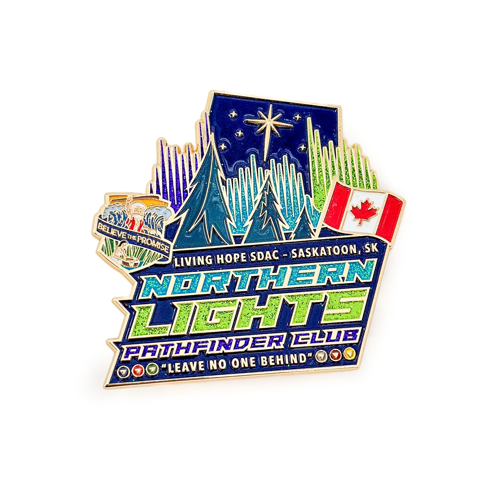 Northern Lights Canada Pathfinders Believe 2024 Pin Fundraiser