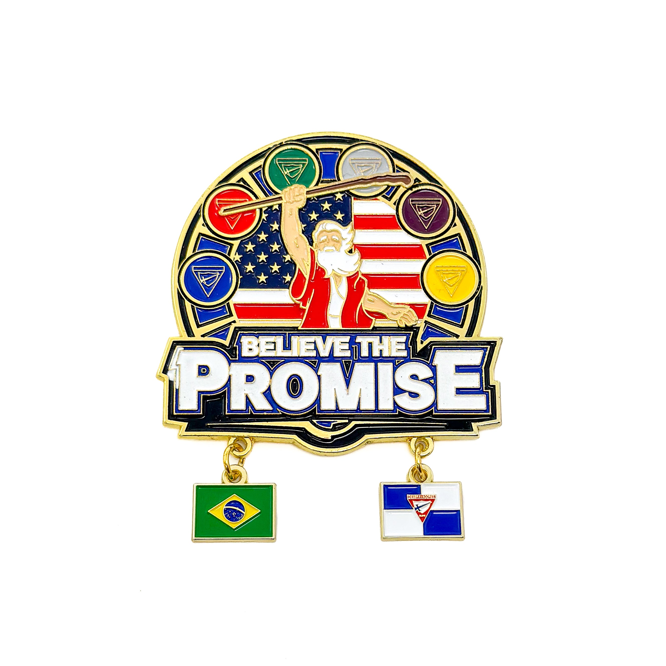 Believe the Promise 2024 USA/Brazil Classes Pin