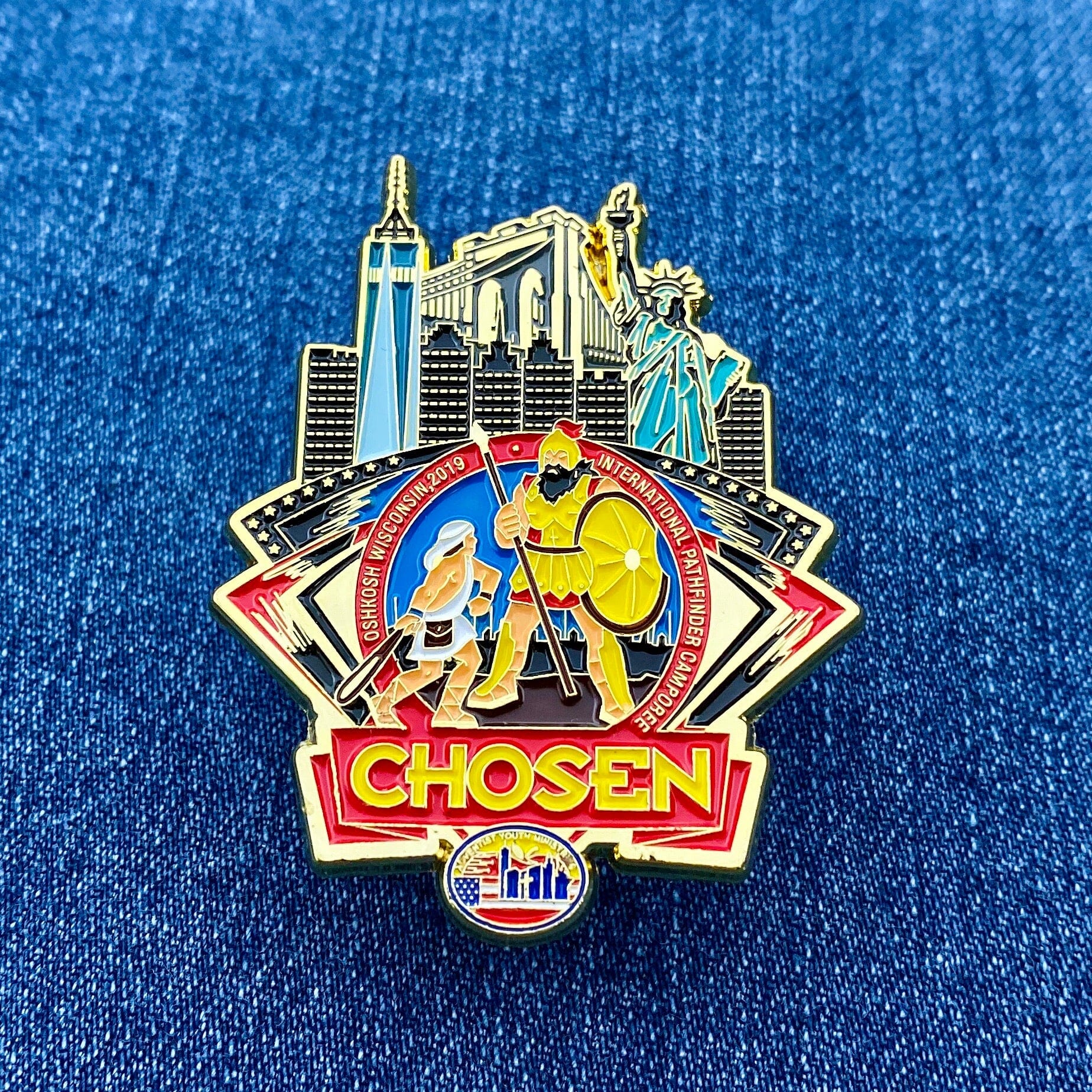 GNYC Chosen 2019 Freedom Pin Pin GNYC 